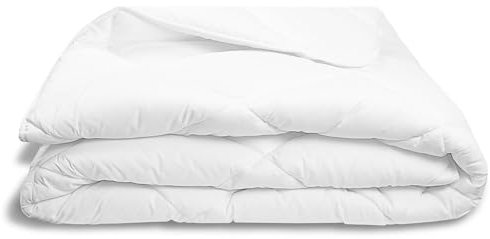 ZOLLNER Ganzjahresdecke in 135x220 cm - hautfreundliche und atmungsaktive Tagesdecke - mit Rautensteppung - Füllung aus Polyester - waschbar bis 95°C - Hotelqualität - Oeko Tex® Zertifiziert