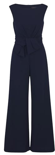 Vera Mont Damen Jumpsuit mit weitem Bein Night Sky,48