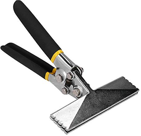 Ausla Alicates para Doblar Chapas Metálicas, 150 mm, Mango Antideslizante, Cerradora de Chapas Rectas