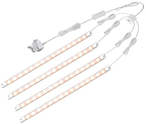 Versatile LED Light Strip Kit - Enhance Display, Shelf, and Cabinet Lighting - Energy-Efficient - Brilliant and Soft Lighting, High CRI >95% - UK Plug - Warm White 3000K