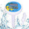 Digital Solar Pool Thermometer, Floating Pool Thermometer, Swimming Pool Thermometer with Rope, Water Thermometer for Outdoor/Indoor Swimming Pools, Bath Water, Spas, Hot Tubs