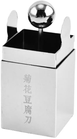 Taglierina per fiori di cagliata di fagioli – Utensile da intaglio per decorazione della cucina, contorno in acciaio inox, stampo per alimenti artistici, cucina, guarnire, strumento culinario