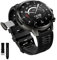 Black Shark Watch X Pro Smartwatch, Android 4G LTE Phone Watch with 1.75 inch AMOLED Screen, Rotating Camera, 4GB+32GB, GPS, 75H Autonomy, Health Monitor, IPX5, Black