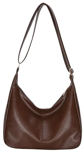 MLPKOI Bolso Bandolera para mujer, Grande Hobo Bolsos con Correa de Hombro Ajustable Bolso de Mano de Mujer para Trabajar, Compras, Escuela, Viajes, Gimnasio, Everyday Use