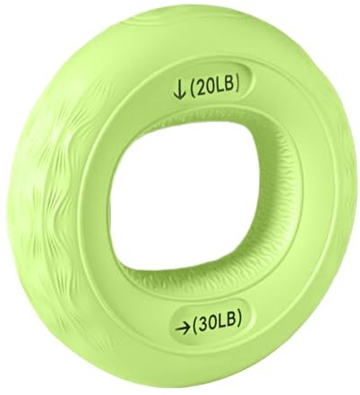 Anneau de renforcement de préhension – Équipement d'entraînement en silicone, entraîneur d'exercices pour les mains, outil de fitness, force nominale, accessoires de préhension pour doigts, poignets,