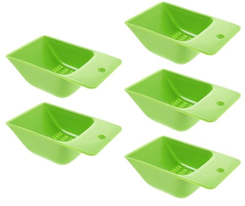 TOYZFRIENDY 5 St Akvariesandspade i Ergonomisk Sandrensare för Fiskakvarium och Trädgård Mångsidig Grusskopa för Fint och Grovt Sandfilter för Pool och Bonsajjord