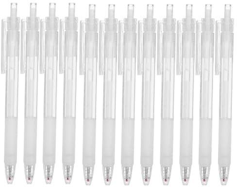 Artibetter 12 bolígrafos de pegamento con punta de rodillo: bolígrafos de pegamento de secado rápido con punta fina para la creación de tarjetas, álbumes de recortes, diarios, letras doradas,