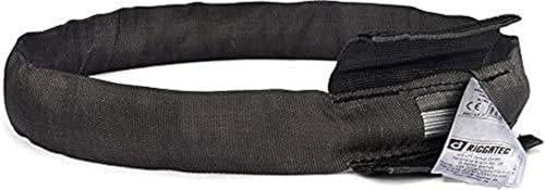 RIGGATEC 400204270 - Black Round Sling, Steelflex, Circumference 3 m Load Capacity of 2 t
