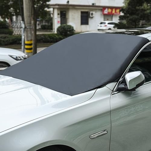 Pare Soleil Voiture Pare Brise Avant，Protege Pare Brise Givre，pour Plupart des Véhicules Repliable.