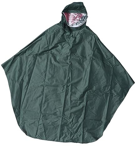 SHERCHPRY Raincoat Women Men's Reflective Bike Poncho Double-layered Rain Jacket for Outdoor Use