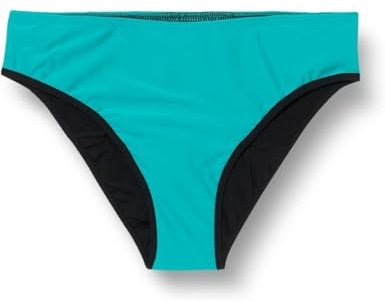 HAUTE PRESSION Culotte de Bain menstruel pour Fille, uni Turquoise Fluo