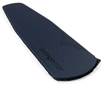Vango Trek Pro Self-Inflating Mat - Duke of Edinburgh Recommended | Recycled TrekEco® Fabric & Fast-Flow Valve | For Camping, Hiking, Outdoor, Backpacking (5cm Thickness)