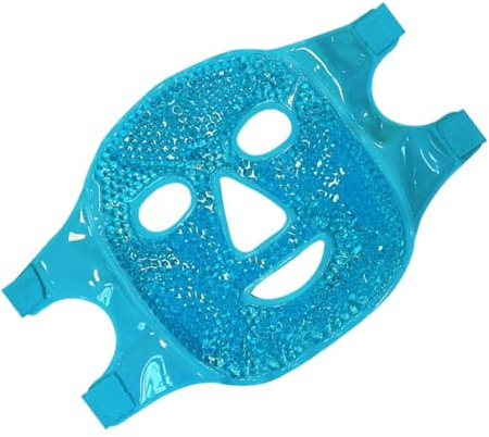 Vaguelly Masque de Gel Réutilisable Refroidissant pour Visage Couverture Apaisante pour Filles Fatigue Gonflements pour Nuit de Sommeil Réparatrice