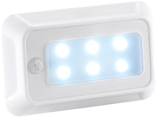 Lunartec LED Nachtlicht Batterie: LED-Nachtlicht mit Bewegungs- & Dämmerungs-Sensor, Batteriebetrieb (Bewegungsmelder mit Batterie, Wand, Baby)