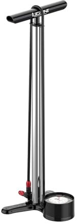 LEZYNE Unisex-Adult Standluftpumpe CNC Floor Drive Silber-glänzend 220psi, 63, 5cm, 1-fp-cncdr-v506, 63,5cm