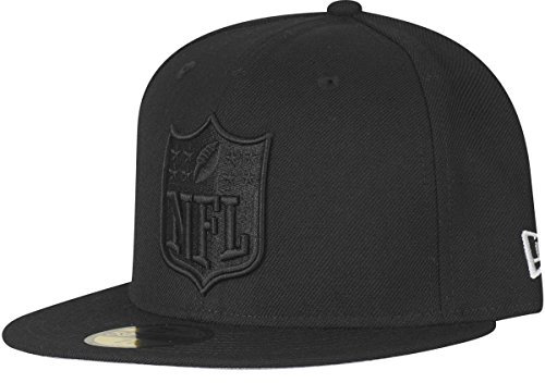 New Era 59Fifty Fitted Cap - NFL Shield Logo schwarz - 7 1/2