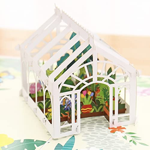Liif Växthuskort, 3D pop-up-kort till mors dag, födelsedagskort, till henne, mamma, fru, kvinnor, syster