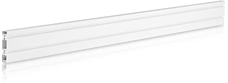 InLine Slatwall 23180A Fixation Murale pour système Slatwall Panneau en Aluminium pour Supports d'écran Blanc 1,2 m