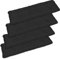 SuperKissen24. 4er Set Sitzkissen Bankkissen Bankauflage für Gartenbank - 120x38 cm - Outdoor und Indoor - Schwarz