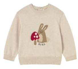 Mayoral Maglione Fino Jacquard per Bimba Cerela vig 18 Mesi (86cm)