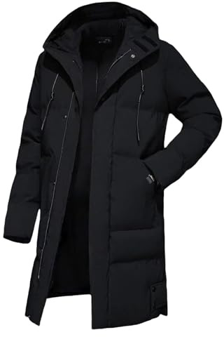 Vestes d'hiver à capuche pour femmes - Doublées en polaire - Doudoune rembourrée - Trench-coat à capuche - Vestes matelassées pour dames - Vêtements d'extérieur décontractés et chauds - Manteau avec