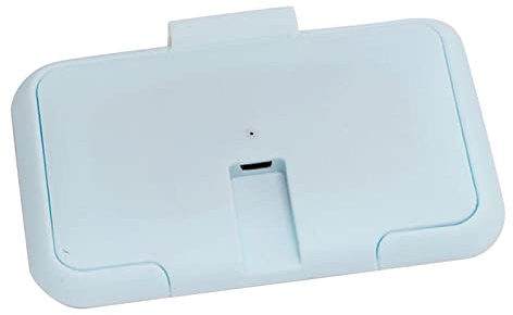TOPINCN Scalda Salviette Umide USB, Controllo della Temperatura Portatile, Doppio Strato, Azzurro, Scalda Salviette Umide per la Bocca del Bambino, Materiale ABS