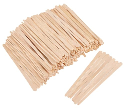 700 Pièces Spatule Cire Epilation, 88 mm BâTonnets en Bois à Cire | Bâtonnets Applicateur, Bâtons Applicateurs à Cire Spatule Bois Epilation pour Visage, Corps, Lèvres, Jambes, Bikini