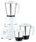Bajaj Rex Indian Mixer Grinder 500W|Mixie For Kitchen With Nutri-Pro Features White|3 SS Mixer Jars For Heavy Duty Grinding|Extra International Adaptor|1 Month Warranty|2 Year Motor Warranty