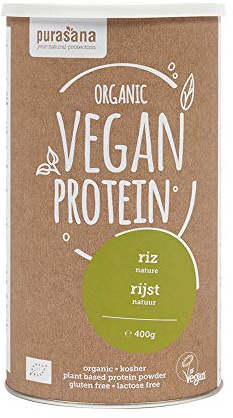 Pursana - Single Protein Powder - 400 g - Reisprotein - Premium Qualität 100% Bio Protein Mix