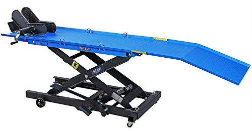 Pro-Lift-Werkzeuge Plataforma elevadora para motocicleta, miniplataforma de tijera de 360 kg, bomba de pie, plataforma elevadora de moto, pequeña moto, elevador hidráulico, elevador de motocicleta,