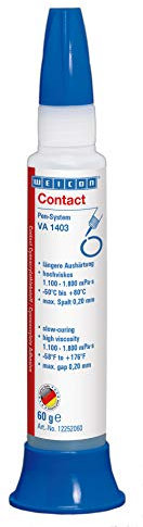 WEICON Contatto VA 1403 Cianoacrilato adesivo 60g per gomma, carta e plastica