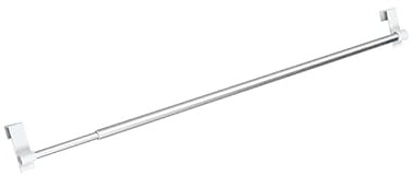 SHOP-STORY - CURTAIN RAIL: Asta per tenda estensibile per finestre e porte, pronta da posare con ganci di fissaggio regolabili da 60 a 105 cm
