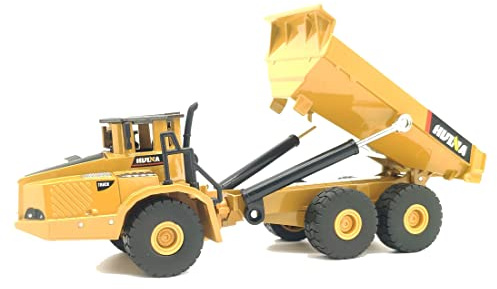 Metal Toys Trucks for Kids Metal Dump Truck Model Toy Indoor/Outdoor Play, Die Cast Metal Construction Toys Ideal Sand/Beach Toy Ideal for Pretend Construction Site Play, Semi Truck Toy Birthday Gift