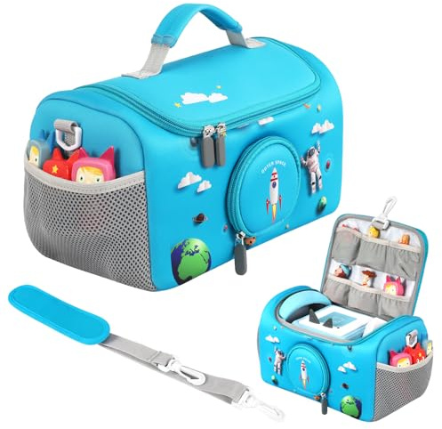 OUKNAK Tragetasche für Toniebox Starter Set, Aufbewahrungstasche für Audio Player Tragebox für Toniebox 2 Zubehör Reisetasche (Blau)