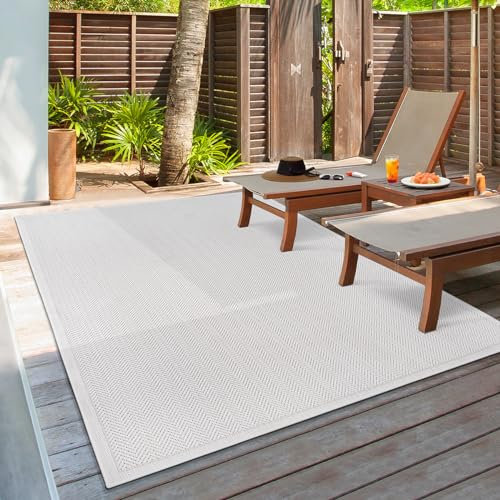 the carpet Lagos robuster Outdoor Teppich, modern, Wetterfest & UV-beständig, für Balkon, Terrasse und Wintergarten, Aber auch für die Küche geeignet, flachgewebt, Multi 2, 160 x 230 cm