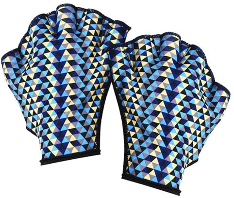 Schwimmhandschuhe für Herren,Schwimmhandschuhe | Webhandschuhe | Fingerlose Schwimmhandschuhe für Wassergymnastik, Wasserfitness und Schwimmtraining