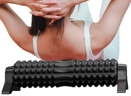 Besreey Rouleaux de massage des fascias pour massage musculaire, rouleau de massage des fascias – Bâton de massage ergonomique pour entraînement, détente, yoga, sport studio