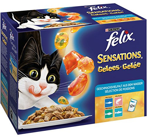 Felix Sensations Fisch Mix 12 x 100 g, 6er Pack (6 x 1.2 kg)