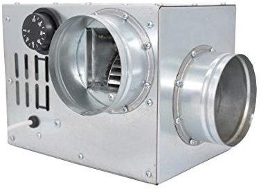 Warmluftverteilung Kamin Gebläse Turbine Ventilator AN0.5 100mm 200m3/h Compact Größe Heißluftventilator Kaminlüfter. Heißluft boost.