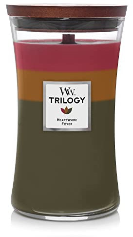 Woodwick Candle, Wax, Hearthside, L