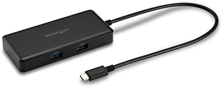 Kensington G1000P Mini-USB-C-Video-Dock 4K über HDMI mit 85 W Leistungsstufe für Chromebook, Windows, MacBooks, iPad und andere Typ-C-Geräte (K35200WW) Schwarz