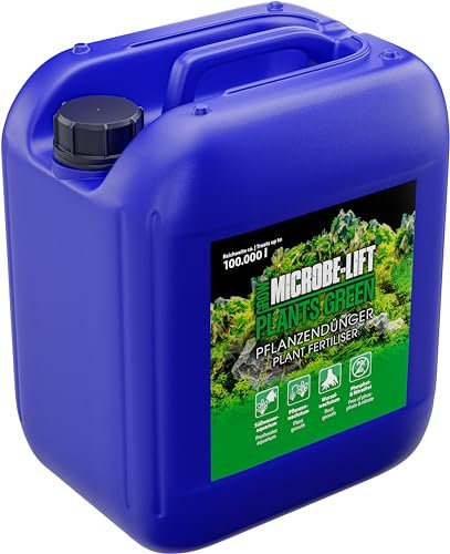 Fertilizzante piante acquario 5 L – MICROBE-LIFT Plants Green – per acquari grandi e impianti intensivi – ferro, vitamine, oligoelementi – crescita forte, scorta conveniente – uso professionale
