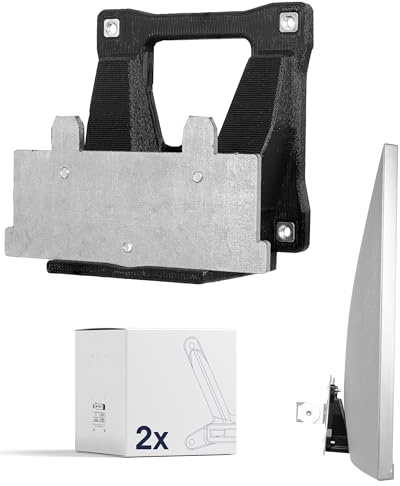 3IDEE VESA-adapter kompatibel med Samsung bildskärm (S39C, C24T550, C27T550, C32T550, S27C390, S27C392, S32C390 och mer) – bildskärmsadapter 75 x 75 mm – för bildskärmar utan VESA-anslutning (2-pack)