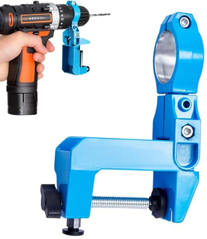 Opilroyn Tisch-Bohrständer, Metall-Tischbohrerständer, Tischhalterung, Schleifmaschine aus Aluminiumlegierung, für horizontale, vertikale und geneigte Tische