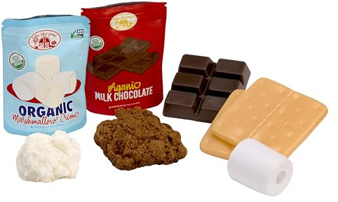 Little Tikes Creative Chefs Smores Kit with 8 Accessories, Pretend Play Cooking Set, for Boys and Girls Ages 3+ Years