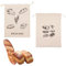 KxrTpx 2 Pcs Bread Bags For Homemade Bread, Bread Bag, Reusable Drawstring Bread Storage Bag For Food Storage, Suitable For Homemade Handmade Bread
