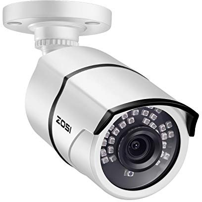 ZOSI 1080P Telecamera di sorveglianza per esterni, 2MP Videocamera Cablata AHD/960H/CVI/TVI, 36pcs 36M LED a infrarossi Custodia in Metallo, per Visione Notturna IP67