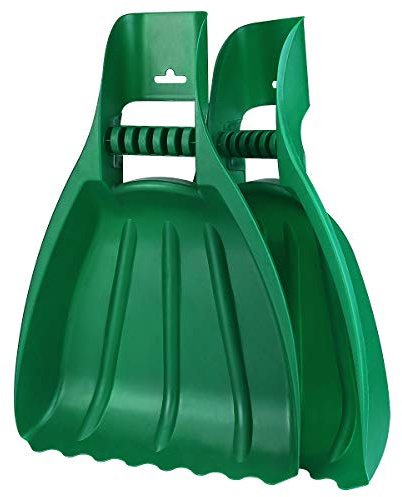 Eastrans Large Leaf Scoops and Hand Rake Claw, Ergonomic Hand Held Garden Rake Grabbers for Picking up Leaves,Grass Clippings and Lawn Debris