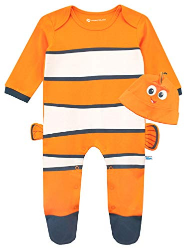 Disney Set di Tutina e Cappellino da Notte per Bambino alla Ricerca di Nemo Aranicone 12-18 Mesi