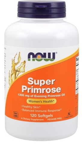 Now Foods, superprimärros, nattljusolja, 120 kapslar